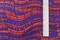 Orange-Blue Modern Abstract Printed Rayon Challis Woven Fabric By the Yard